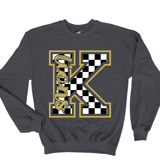 Sweatshirt Checkered K Youth & Adult