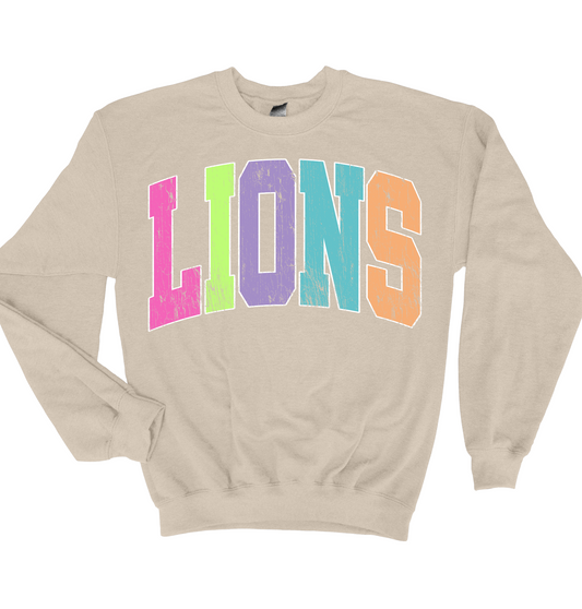 Sweatshirt Lions Neon Youth and Adult