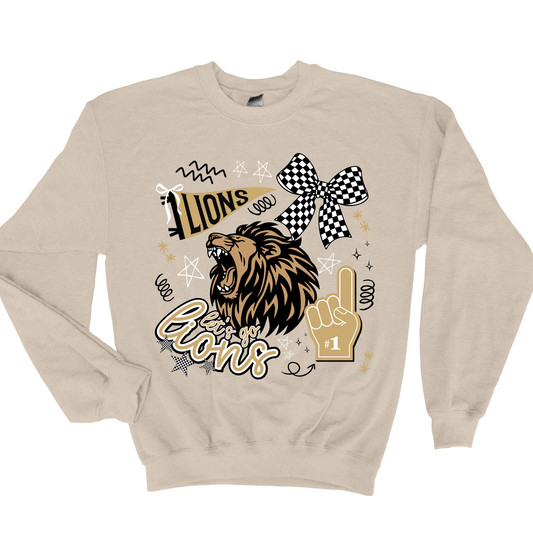 Sweatshirt Lions #1 Youth and Adult